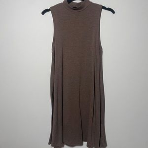 Mock turtle neck dress